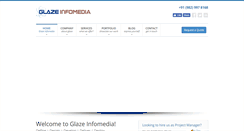 Desktop Screenshot of glazeinfomedia.com